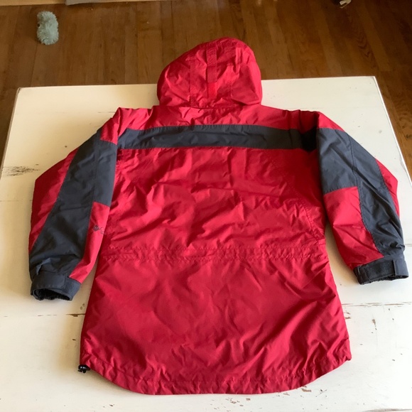 Columbia Red Grey Core Interchange Coat Jacket Small - Picture 8 of 13